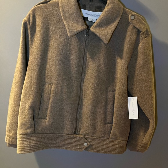 Treasure & Bond Jackets & Blazers - Treasure & Bond Women’s Beige Pea Coat